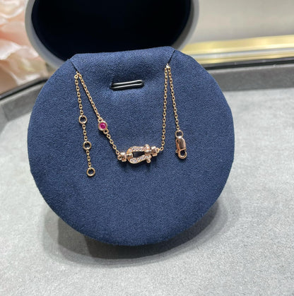 [Star Jewelry]FORCE 10 DIAMOND CHAIN LINK PINK GOLD BRACELET