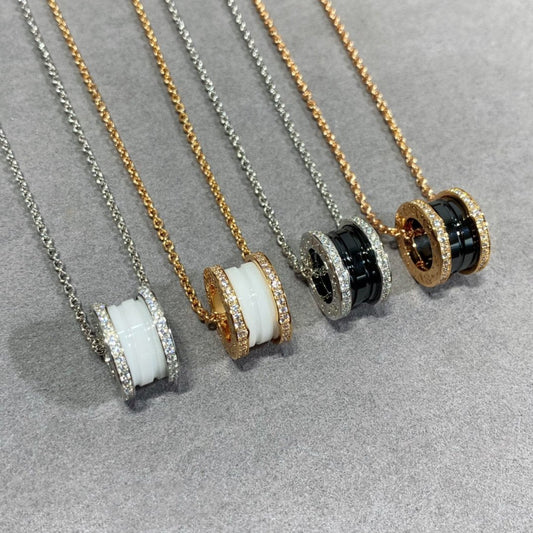 [Star Jewelry]ZERO 1 DIAMOND CERAMIC NECKLACE