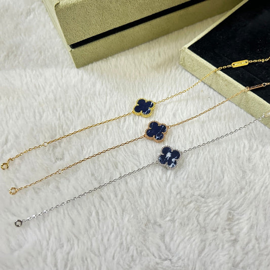 [Star Jewelry]CLOVER 1 MOTIF PIETERSITE BRACELET