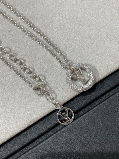 [Star Jewelry]BY NIGHT DIAMOND PAVED NECKLACE