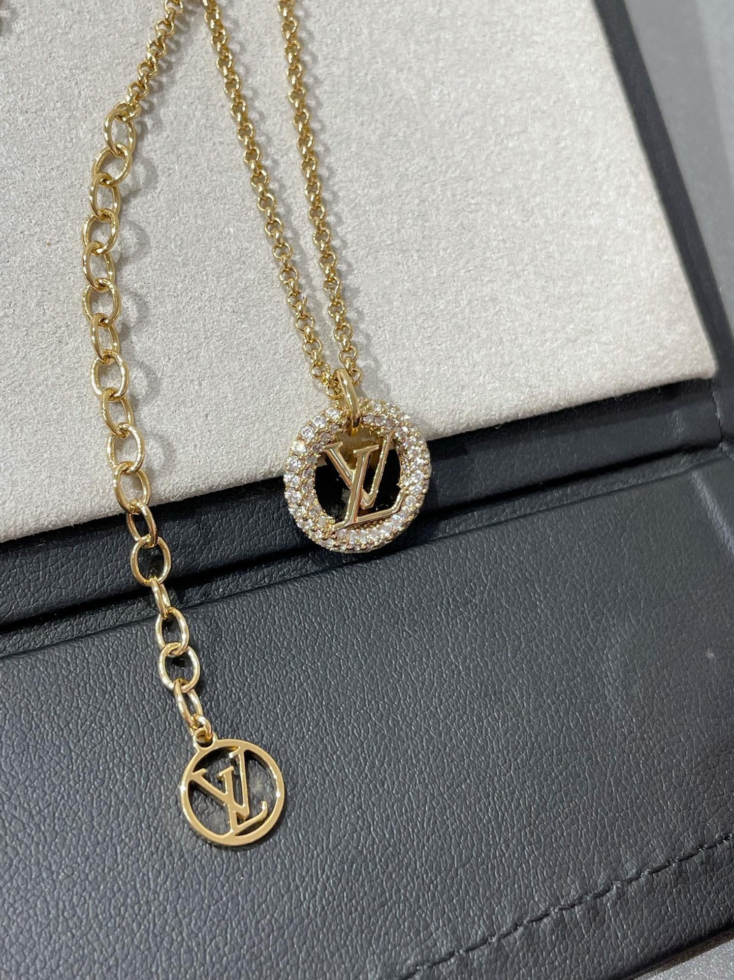 [Star Jewelry]BY NIGHT DIAMOND PAVED NECKLACE