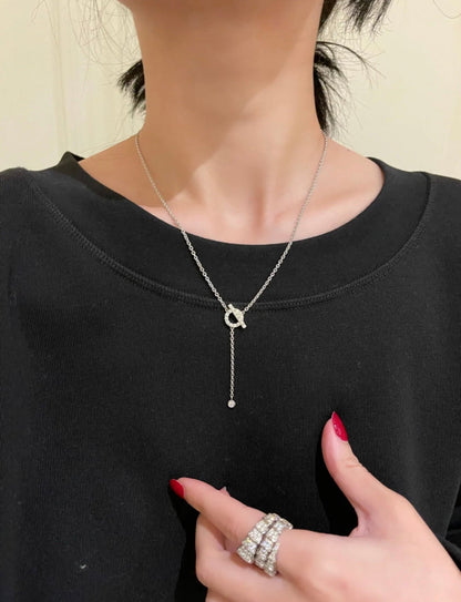 [Star Jewelry]FINESSE SILVER DIAMOND NECKLACE