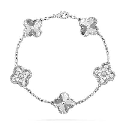 [Star Jewelry] CLOVER 5 MOTIF LASER BRACELET COLLECTION