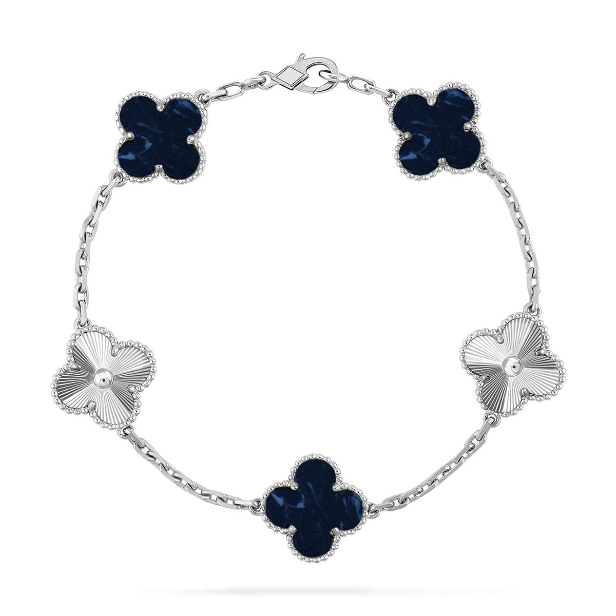 [Star Jewelry]CLOVER 5 MOTIF PIETERSITE BRACELET COLLECTION