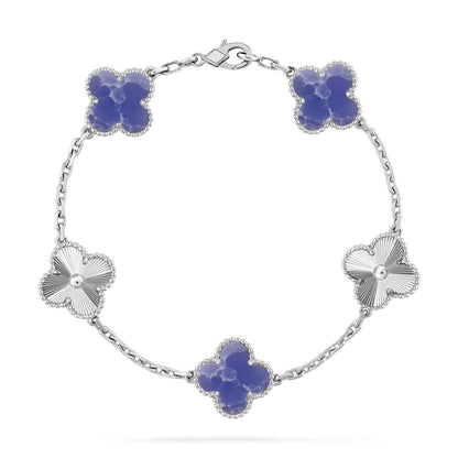 [Star Jewelry]CLOVER 5 MOTIF BLUE VEINS BRACELET COLLECTION