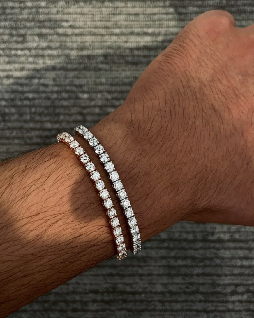 [Star Jewelry]  CLASSIC BASEBALL BRACELAT, 52 DIAMOND