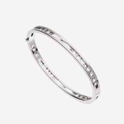 [Star Jewelry]ZERO 1 SPIRAL LOGO SILVER BRACELET