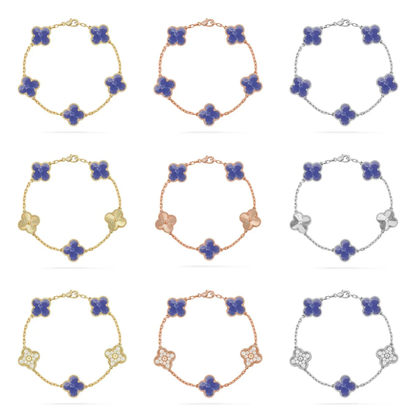 [Star Jewelry]CLOVER 5 MOTIF BLUE VEINS BRACELET COLLECTION