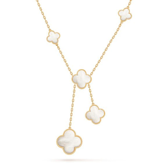 [Star Jewelry]CLOVER MOTHER OF PEARL NECKLACE 6 MOTIF