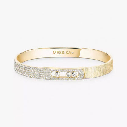 [Star Jewelry]2026 BRAND-NEW FROSTED BRACELET WITH DIAMONDS THREE COLORS