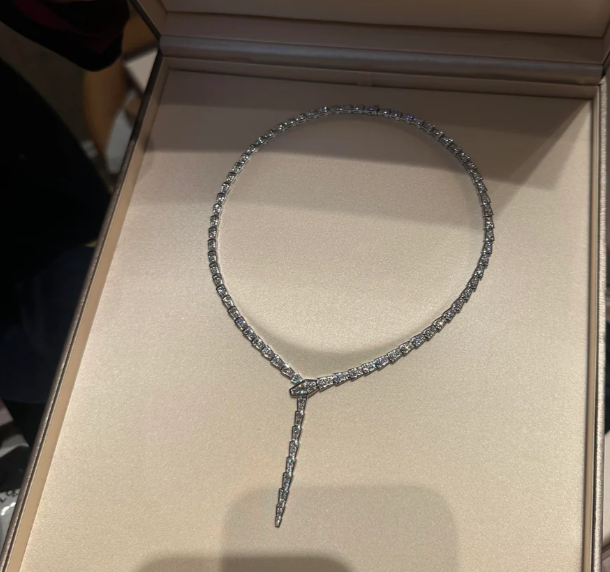 [Star Jewelry]NEW！SERPENT DIAMOND NECKLACE