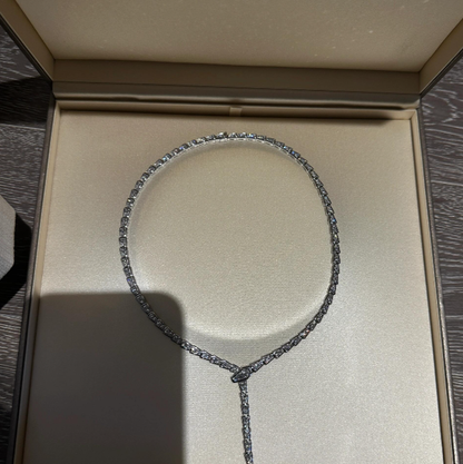 [Star Jewelry]NEW！SERPENT DIAMOND NECKLACE