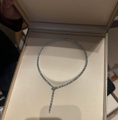 [Star Jewelry]NEW！SERPENT DIAMOND NECKLACE