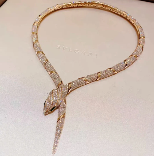 [Star Jewelry]HAUTE COUTURE GOLD SERPENTI NECKLACE