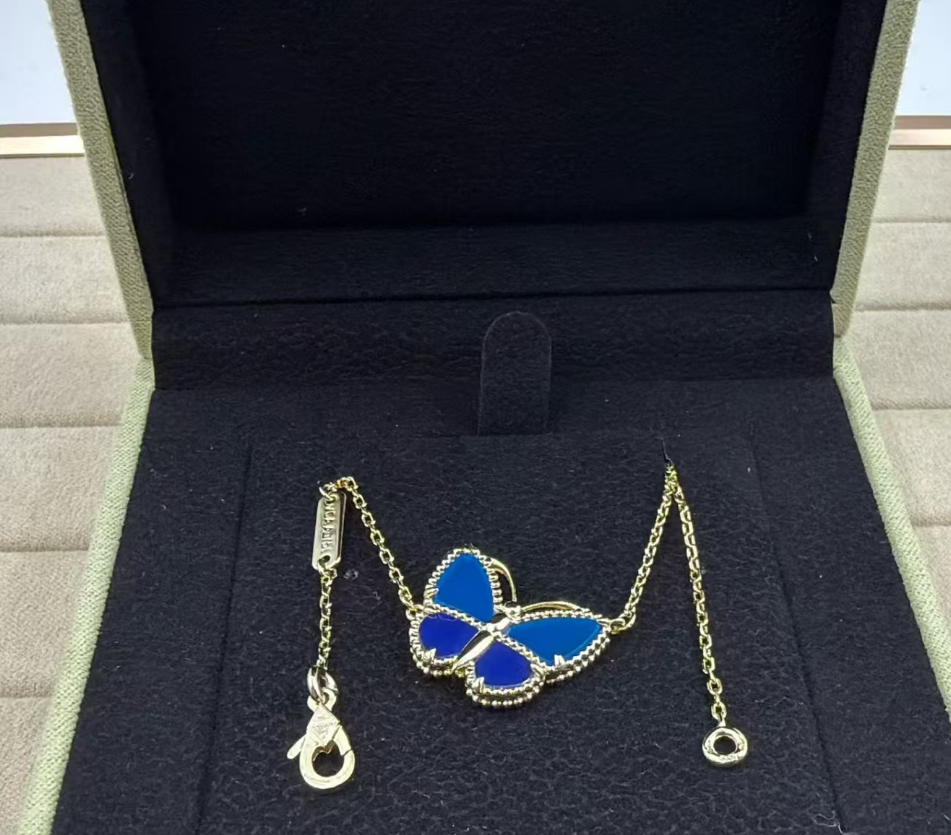 [Star Jewelry]2026 NEW BUTTERFLY BLUE   NECKLACE
