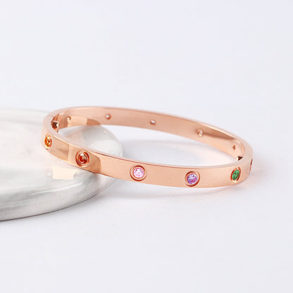 [✨Star Jewelry💎] 2026 NEW 6.1MM COLORED GEMSTONE BRACELET