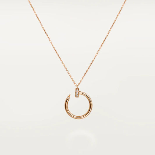 [Star Jewelry]JUSTE NECKLACE PINK GOLD