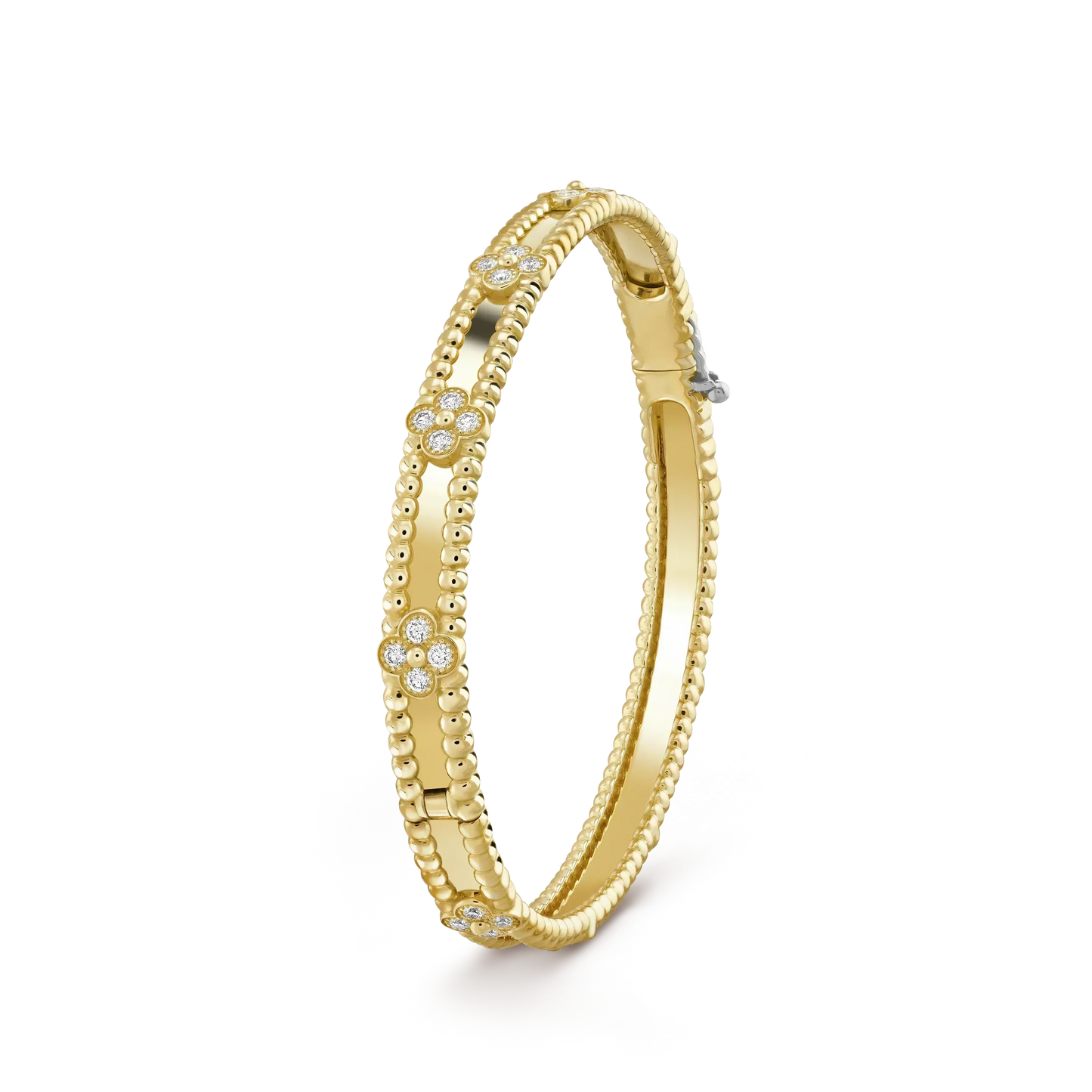 [Star Jewelry]CLOVER BRACELET 4MM DIAMONDS