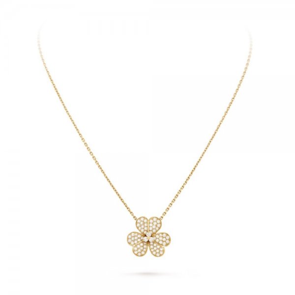 [Star Jewelry]FLOWER DIAMOND NECKLACE