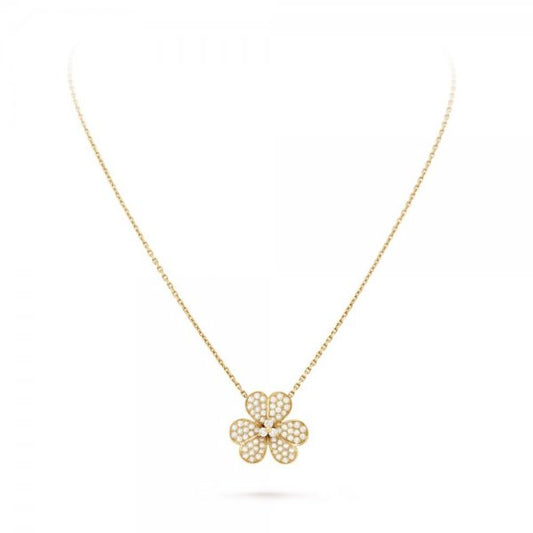[Star Jewelry]FLOWER DIAMOND NECKLACE