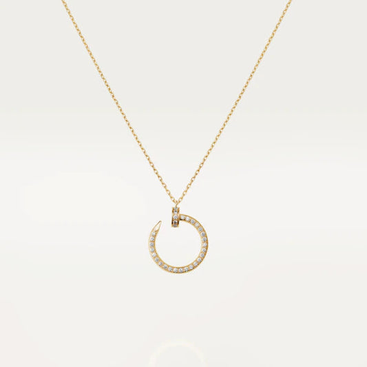[Star Jewelry]JUSTE NECKLACE GOLD DIAMONDS