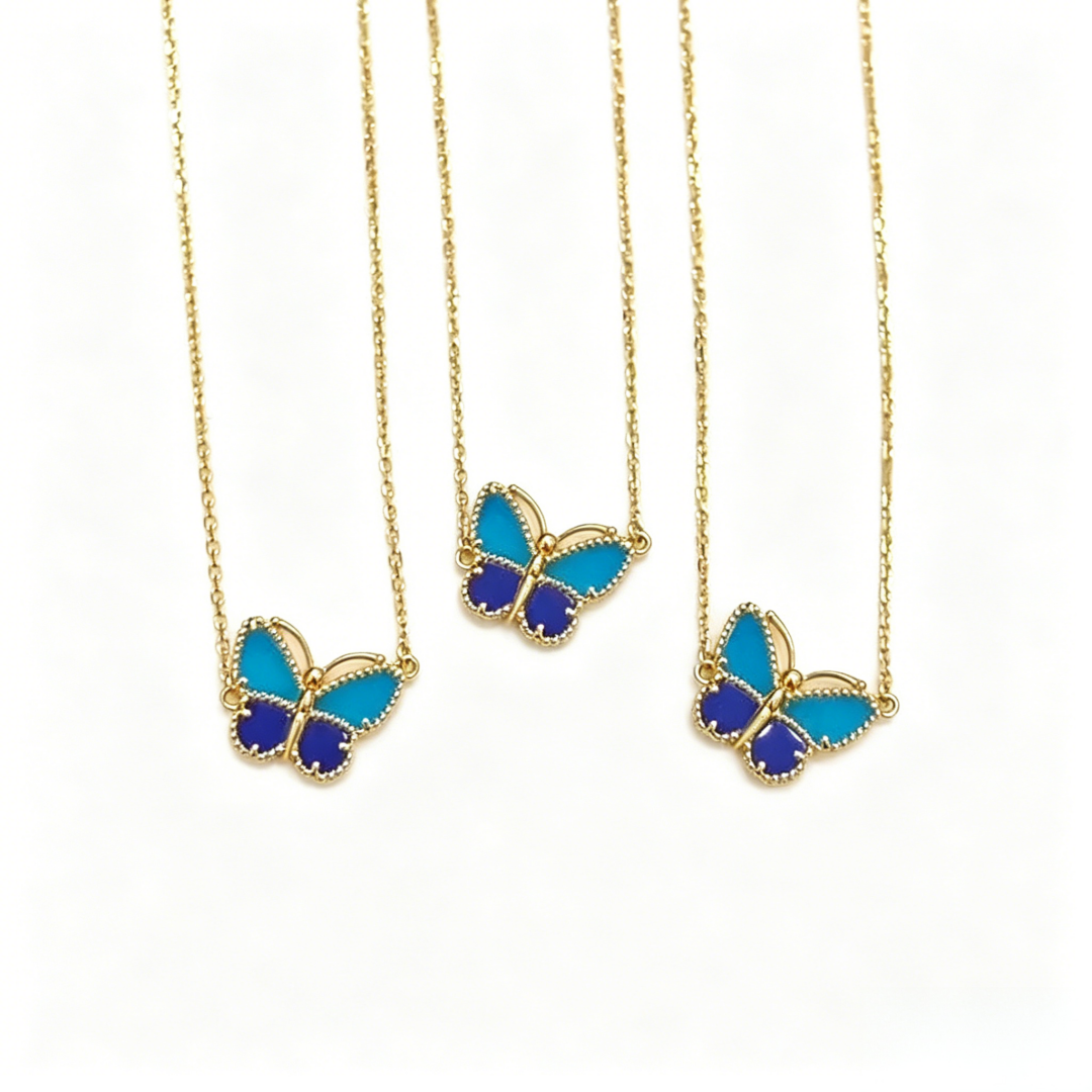 [✨Start💎] 2026 NEW LUCKY BUTTERFLY 1 MOTIFS NECKLACE