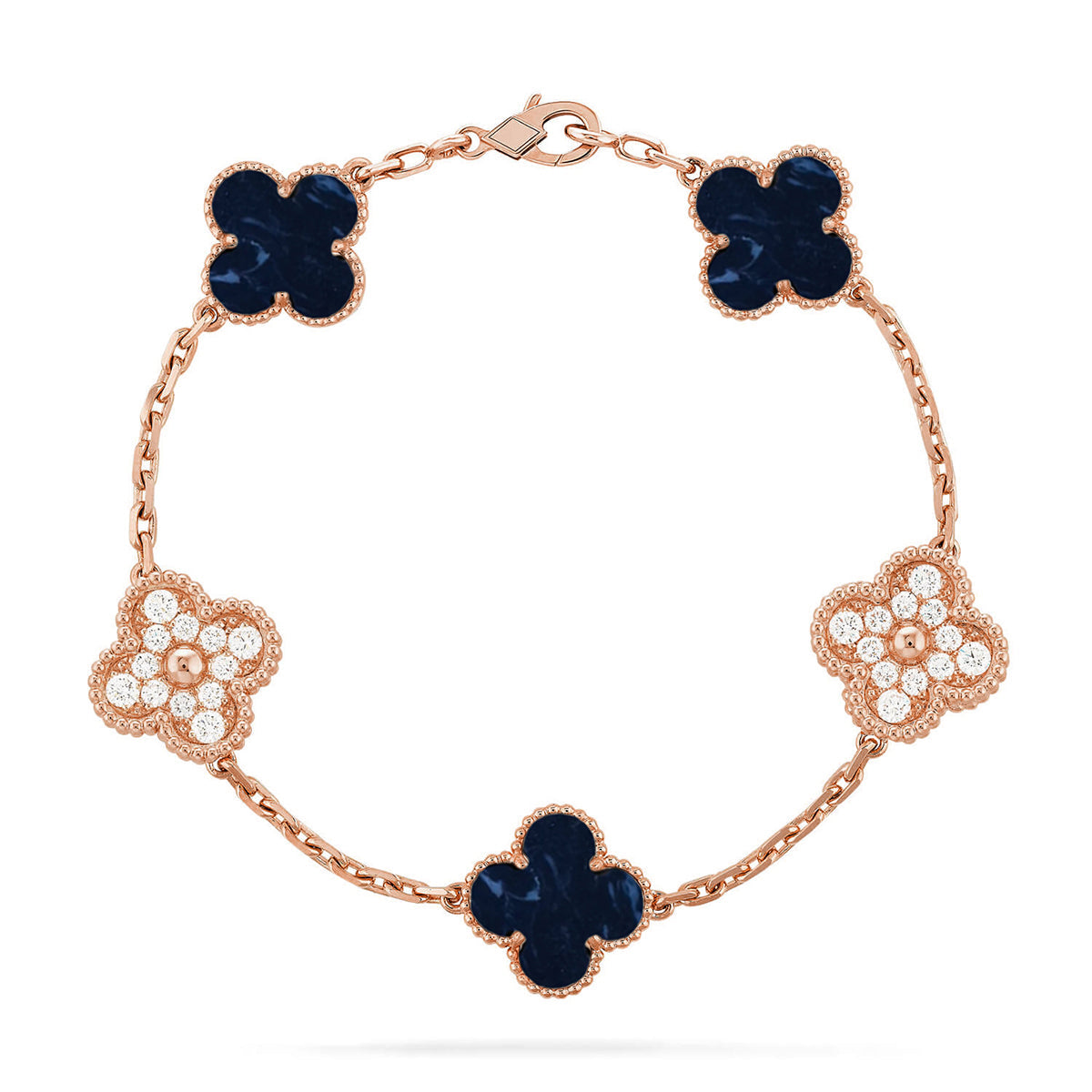 [Star Jewelry]CLOVER 5 MOTIF PIETERSITE BRACELET COLLECTION