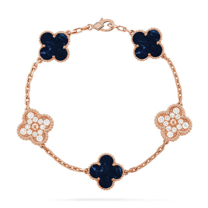 [Star Jewelry]CLOVER 5 MOTIF PIETERSITE BRACELET COLLECTION