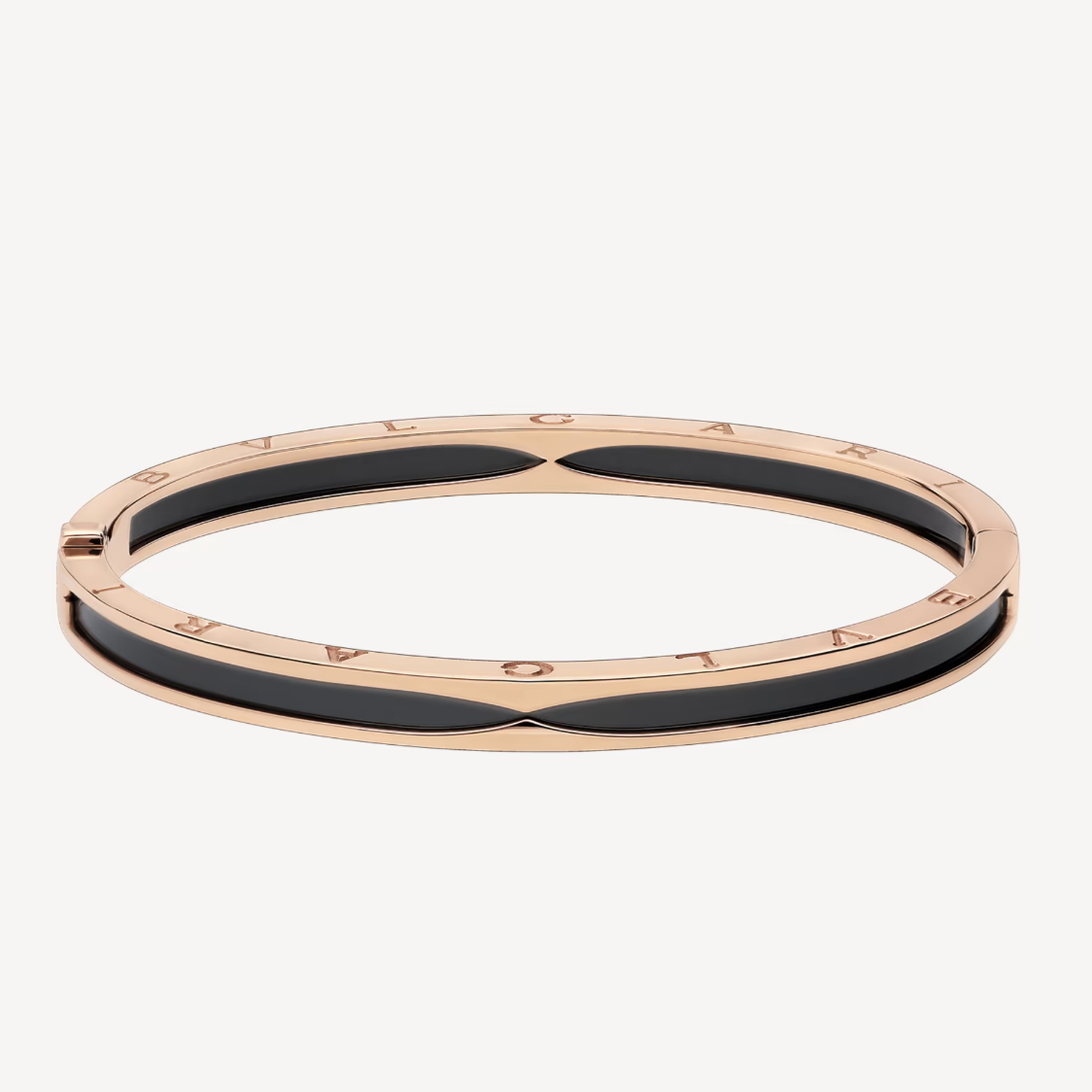 [Star Jewelry]ZERO 1 PINK GOLD WITH BLACK CERAMIC BRACELET