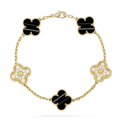 [Star Jewelry] CLOVER 5 MOTIF PULSAR STONE BRACELET COLLECTION