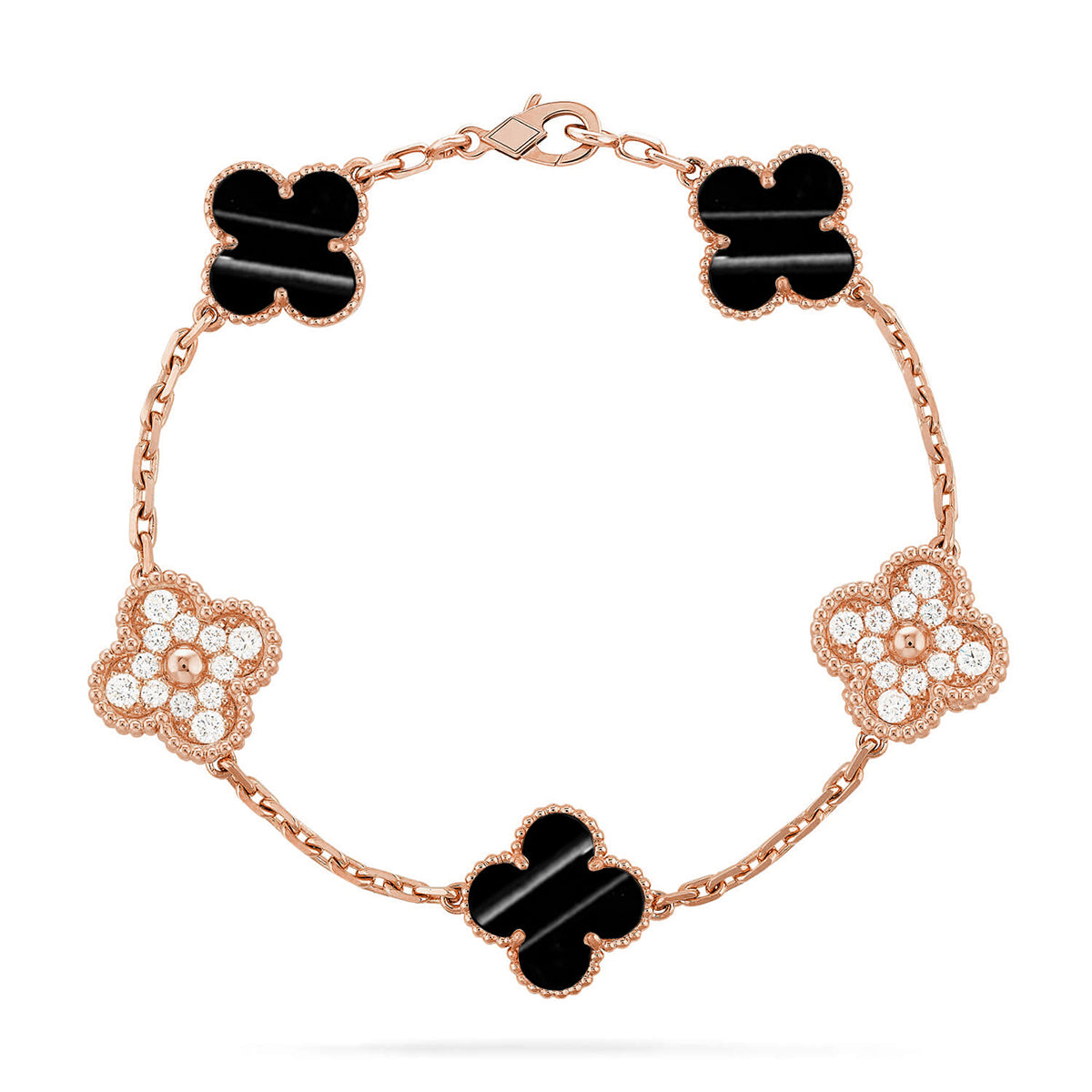[Star Jewelry] CLOVER 5 MOTIF PULSAR STONE BRACELET COLLECTION