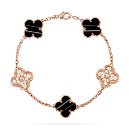 [Star Jewelry] CLOVER 5 MOTIF PULSAR STONE BRACELET COLLECTION