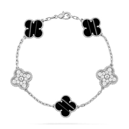[Star Jewelry] CLOVER 5 MOTIF PULSAR STONE BRACELET COLLECTION