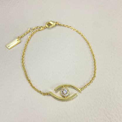 [Stars Jewelry]Lucky Eye Pave-Set Diamond Bracelet