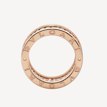 [Star Jewelry]ZERO 1 WITH PAVED DIAMONDS ON THE SPIRAL RING