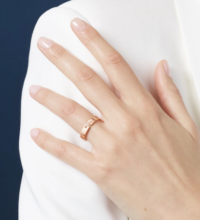 [Star Jewelry]ALLIANCE LIENS VIDENCE DIAMOND 4MM RING