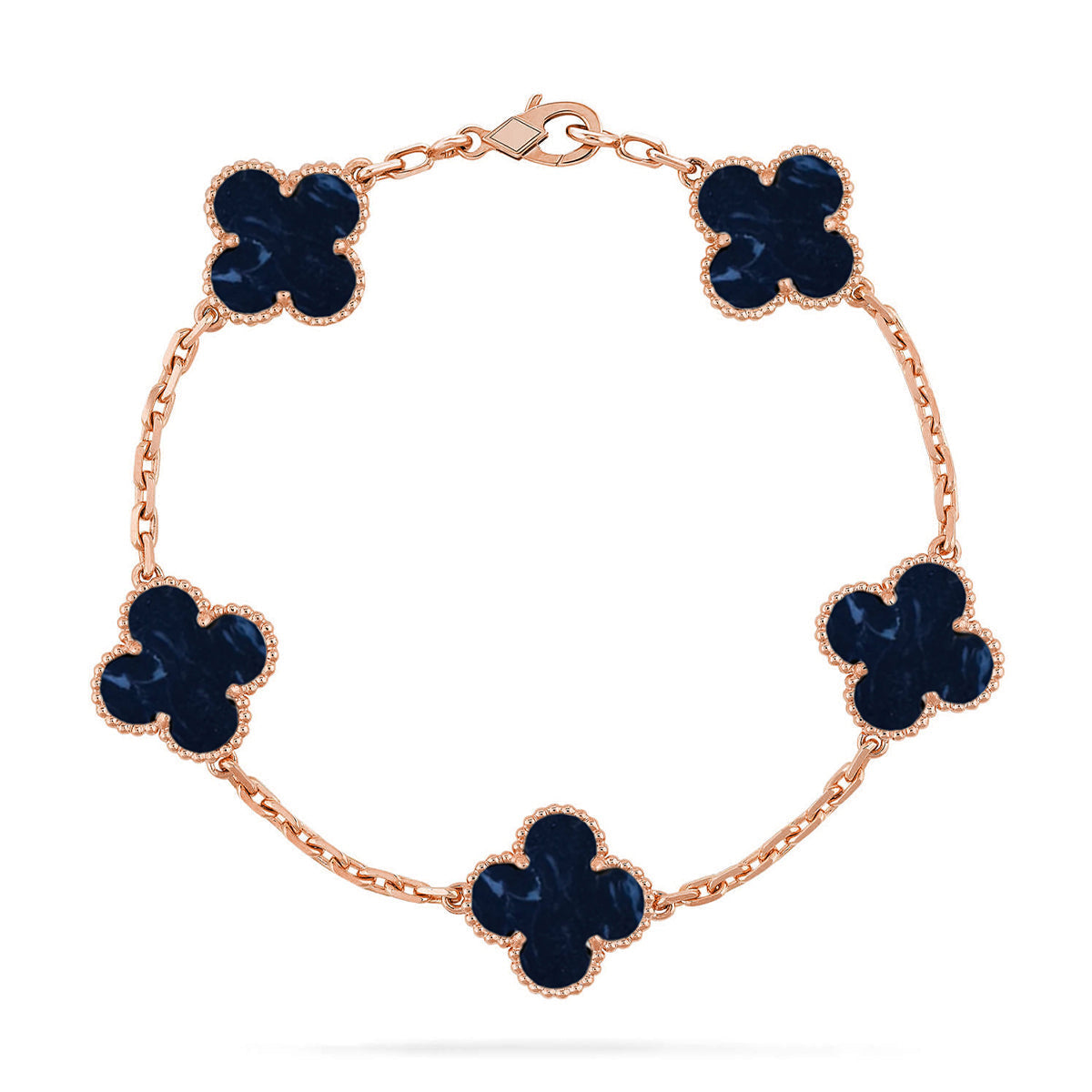 [Star Jewelry]CLOVER 5 MOTIF PIETERSITE BRACELET COLLECTION