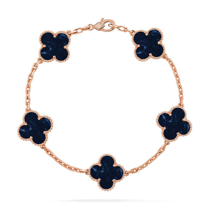 [Star Jewelry]CLOVER 5 MOTIF PIETERSITE BRACELET COLLECTION