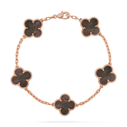 [Star Jewelry] CLOVER 5 MOTIF GRAY MOP BRACELET COLLECTION