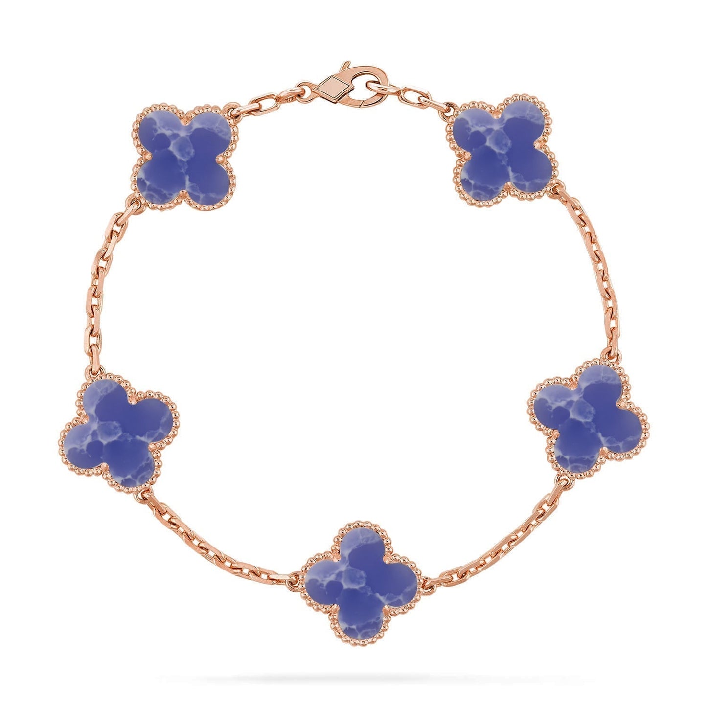[Star Jewelry]CLOVER 5 MOTIF BLUE VEINS BRACELET COLLECTION