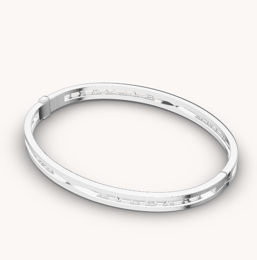 [Star Jewelry]ZERO 1 SPIRAL LOGO SILVER BRACELET