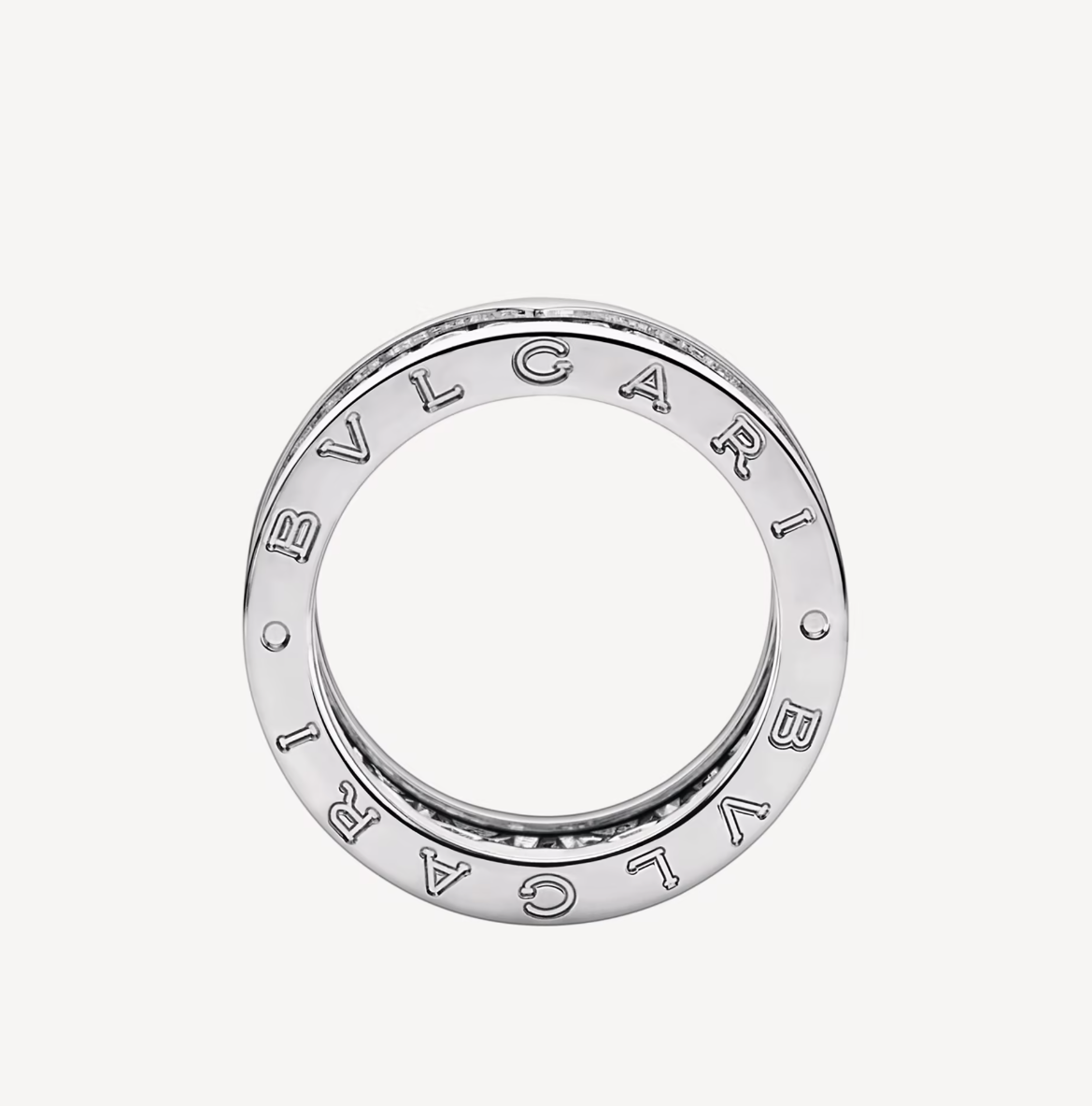 [Star Jewelry]ZERO 1 WITH PAVED DIAMONDS ON THE SPIRAL RING