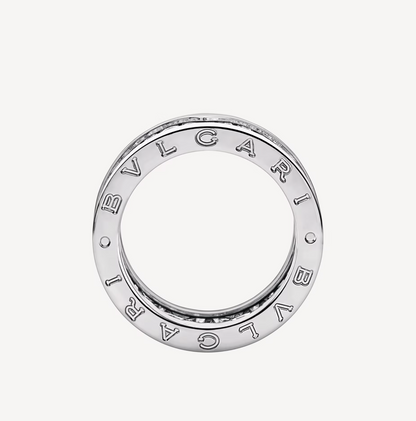 [Star Jewelry]ZERO 1 WITH PAVED DIAMONDS ON THE SPIRAL RING