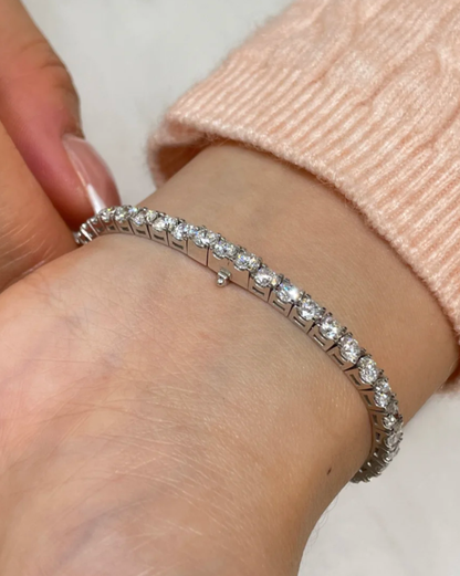 [Star Jewelry]  CLASSIC BASEBALL BRACELAT, 52 DIAMOND