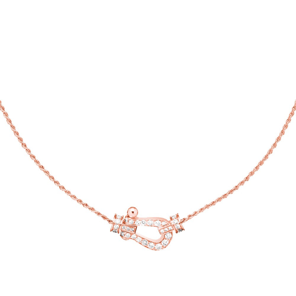 [Star Jewelry]FORCE 10 PINK GOLD DIAMOND NECKLACE