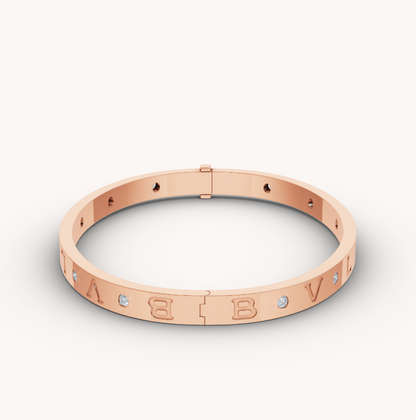 [Star Jewelry]ZERO 1 PINK GOLD 12 DIAMONDS BRACELET