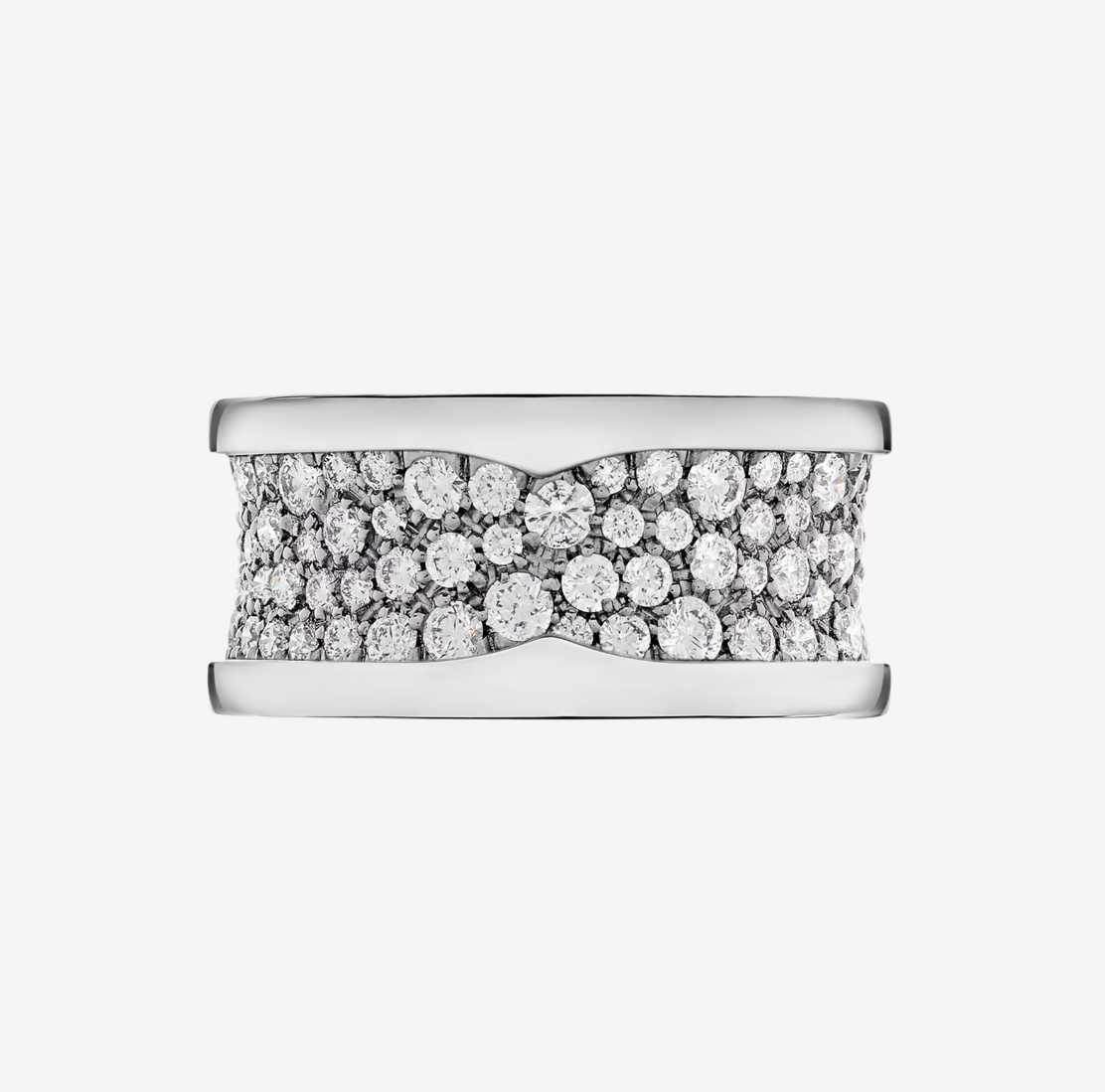 [Star Jewelry]ZERO 1 WITH PAVED DIAMONDS ON THE SPIRAL RING