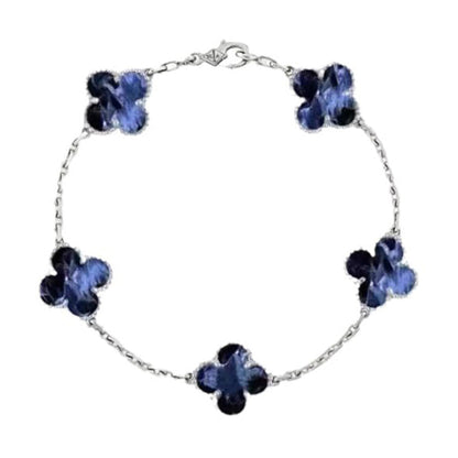 [Star Jewelry]CLOVER 5 MOTIF PIETERSITE BRACELET COLLECTION