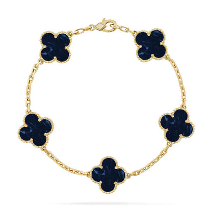 [Star Jewelry]CLOVER 5 MOTIF PIETERSITE BRACELET COLLECTION