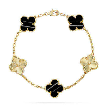 [Star Jewelry] CLOVER 5 MOTIF PULSAR STONE BRACELET COLLECTION